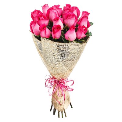 15 ružových ruží